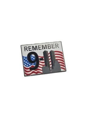Remember 9/11 Los Angeles Police Protective League LAPPL Enamel Lapel Pin
